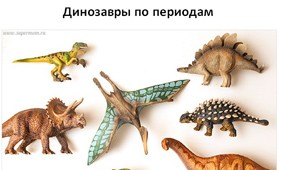 Динозавры по периодам